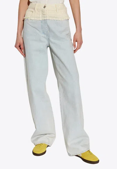 GIVENCHY 4G LOGO OVERSIZED JEANS