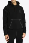 Givenchy 4g Logo Patch Hooded Sweatshirt In Black