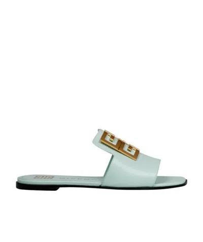 Givenchy 4g Logo-plaque Sandals In Blue