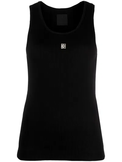 GIVENCHY 4G-LOGO PLAQUE SLEEVELESS TOP