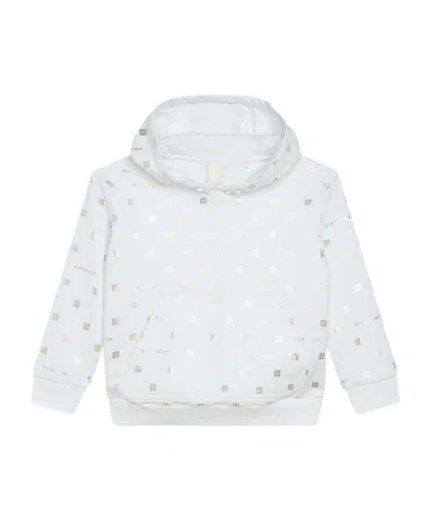 Givenchy 4g Logo-print Hoodie In White