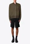 Givenchy 4g Logo Print Wool Bomber Jacket