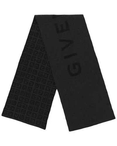 Givenchy 4g Logo Reversible Wool & Cashmere-blend Scarf In Pink