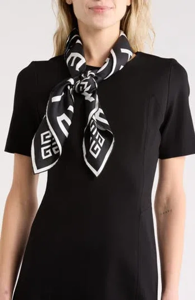 Givenchy 4g Logo Silk Square Scarf In Multi