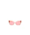 Givenchy Gv40096u 4g Liquid 42s Rosa Trasparente Sunglasses In Pink