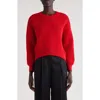 Givenchy Signature 4g Motif Crew Neck Sweater In Red