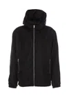 Givenchy Black 4g Windbreaker With Stand-up Collar In Black