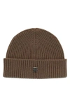 Givenchy 4g Logo Wool & Cashmere Beanie In Brown