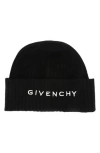 Givenchy 4g Logo Wool & Cashmere Beanie In Black