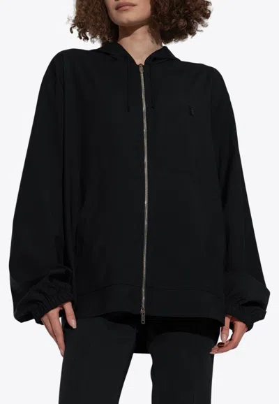 GIVENCHY 4G LOGO ZIP-UP HOODIE