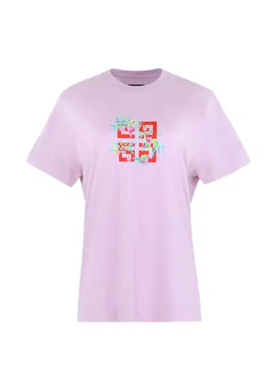 Givenchy 4g Logo-print T-shirt In Animal Print