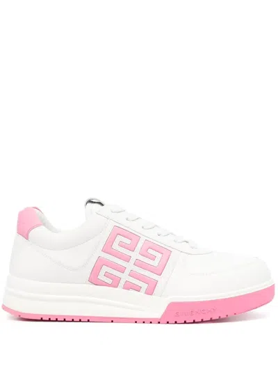 Givenchy Pink White Pink G4 Leather Sneakers