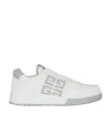 Givenchy Monogram-print Lace-up Sneakers In White