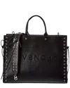 Givenchy 4g Medium Leather Tote In Black