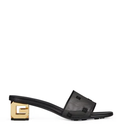 Givenchy G Cube High Heeled Sandals In Black