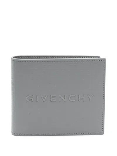 Givenchy 4g Micro Bi-fold Wallet In Grey