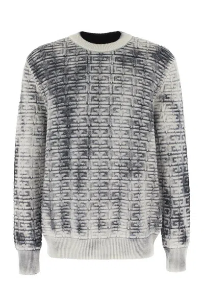 Givenchy 4g Monogram Crewneck Knitted Jumper In Multi