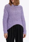 Givenchy Wool-blend Jumper In Purple