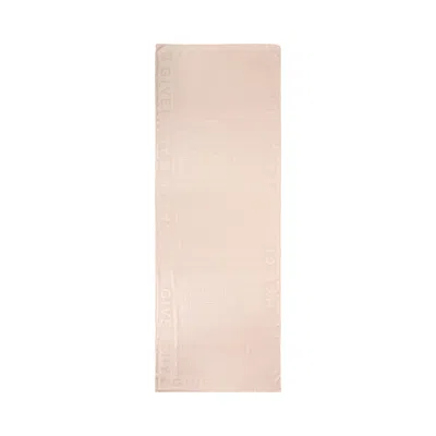 Pre-owned Givenchy 4g Monogram Oblong Silk Scarf 'skin' | Cream | Women's Size Onesize In White