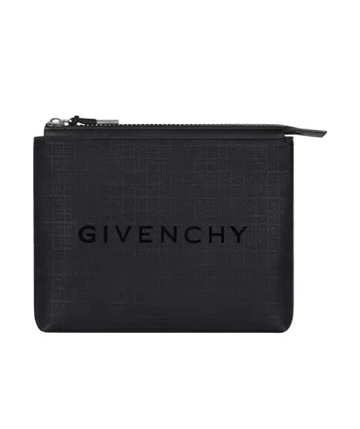 Givenchy 4g-monogram Travel Pouch In Black