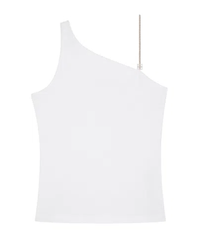 Givenchy 4g-motif Asymmetric Top In White