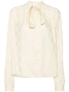 Givenchy Blouse With 4g Motif In 中性色