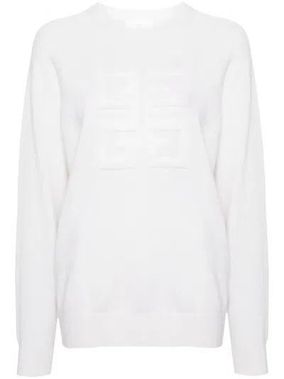 Givenchy 4g Cashmere Sweater In Neutrals