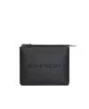Givenchy Rectangular Logo Clutch Bag In Black
