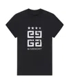 Givenchy Cotton Crew-neck T-shirt With Graphic Print In Black