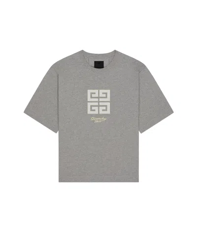 GIVENCHY GIVENCHY 4G EMBROIDERED CREWNECK T-SHIRT
