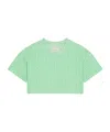 Givenchy Cropped Beach Capsule T-shirt In Green