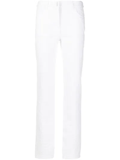 GIVENCHY 4G MOTIF JACQUARD STRAIGHT-LEG TROUSERS