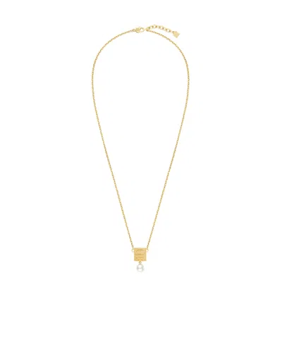 Givenchy 4g Motif Necklace In Yellow