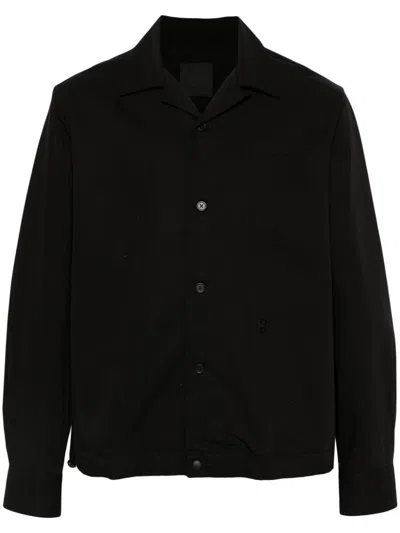 Givenchy 4g-motif Poplin Jacket In Black