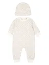Givenchy 4g-motif Romper Set In Neutrals