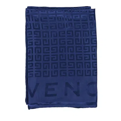 Givenchy 4g Motif Scarf In Blue