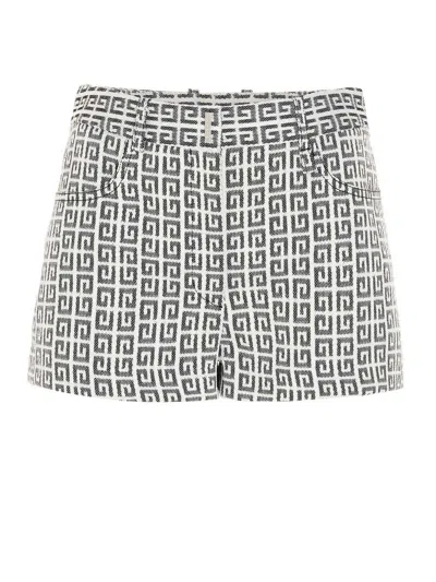 Givenchy 4g Motif Shorts In Multicolore