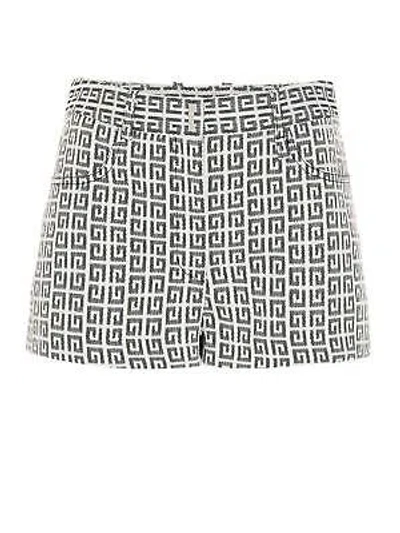 Pre-owned Givenchy 4g Motif Shorts In Black