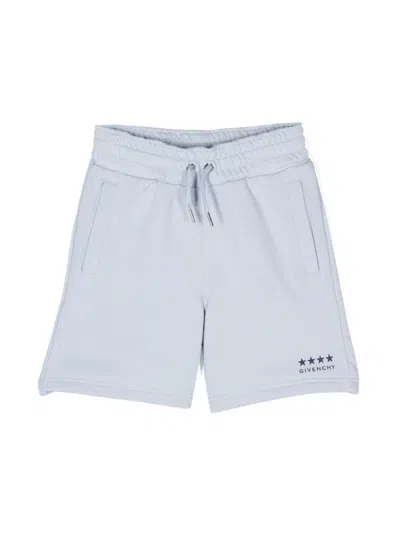 Givenchy Kids' 4g-motif Shorts In Blue