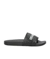 Givenchy 4g Motif Slides In Black