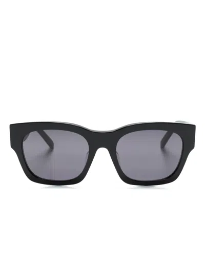 Givenchy 4g-motif Square-frame Sunglasses In 黑色