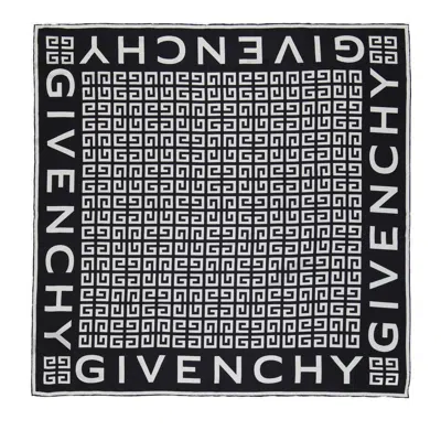 Givenchy 4g Motif Square Twill In Black