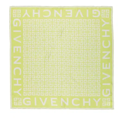 Givenchy 4g Motif Square Twill In Green