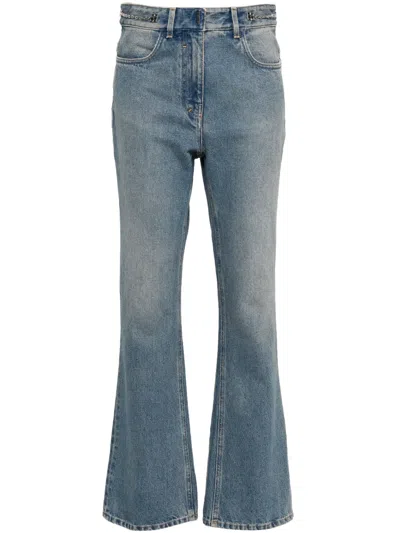 Givenchy Loose Blue Washed Jeans In Mediumblue