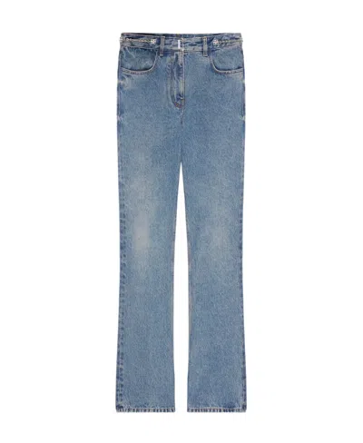 GIVENCHY GIVENCHY CHAIN-DETAILED BOOTCUT JEANS