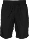 Givenchy Black Polyester Bermuda Shorts In Black