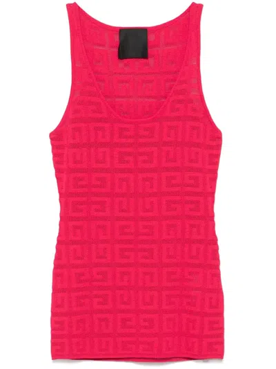 Givenchy 4g-motif Tank Top In Pink