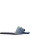 Givenchy 4g Mule Sandals In Blue