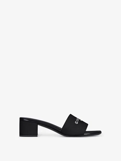 GIVENCHY 4G MULES IN CANVAS