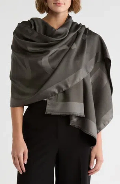 Givenchy 4g Oblong Scarf In Gray
